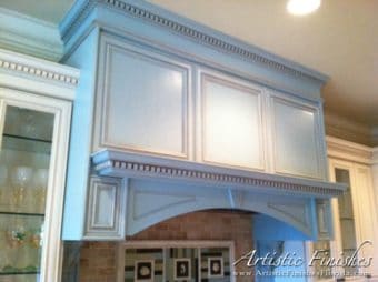 Kitchen Hood Lacquered & Glazed