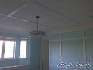Bedroom Ceiling with Custom Molding